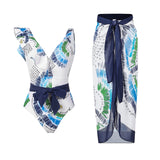 Sexy Fashion One Piece Swimsuit Solid 3D Flower Summer Women Swimwear Beachwear Summer Luxury Monokini Bathing Suit-Outfit