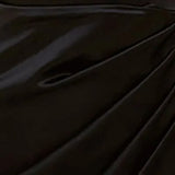 Satin Dress Spaghetti Strap Split Ruched Cowl Neck 2 Layer Elastic Zipper Midi Dress Elegant Sexy Dresses for Women