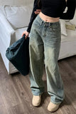 baggy boyfriend jeans with faded