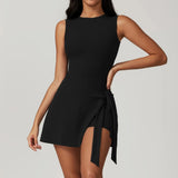Tank Wrap Skort Tennis Dress-Outfit