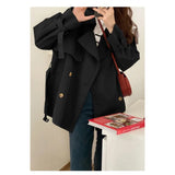 Fongt Wind Coat Women's Spring And Autumn Small 2025 New Thin Korean Version Of Loose Kiqi Popular
