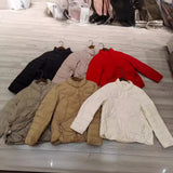 Autumn Winter New Style Art Fan Li Collar Leisure Spring And Autumn Light Short Down Jacket Female Joker Show Thin Short Coat-Outfit
