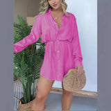 Fongt Women's Clothing In Autumn 2025 Fashion Solid Color Long-Sleeved
