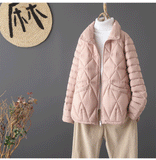 2024 Winter New Light And Short Down Jacket Korean Version Fashion Slim White Duck Down Warm Small Coat Tide-Outfit