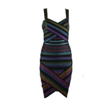 Women's New Sling V-Neck Thousand Bird Ge Hot Sexy Body-Body-In-Hand