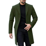 Fongt New Hair Coat Man's Coat Burst Japan And South Korea Single Buckle Cardigan Coat