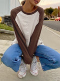 sleeve top with crew
