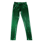 Faux Leather Cropped Ice Silk High