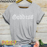 Summer Juicy Diamonds Print Tshirt Women Round Neck Short Sleeve Top Female Pattern Harajuku Tshirt 2022 New