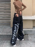 Patchwork Paisley Print Boyfriend Jeans-Outfit