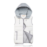 2024 Autumn And Winter Cotton Horse Clip Korean Version Large Size Vest Female Vest Short Thermal Vest-Outfit