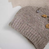 Autumn New Beaded Sweaters With Loose Semi-High Necks 01957101706-Outfit