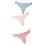 G-string Panties Cotton Women's Underwear Sexy Panties Female Underpants Thong Solid Color Panty Lingerie T Back