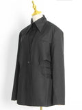 Fongt 2024 New Fashion Temperament Commuter Wind Fake Two Niche Design Sense Suit Jacket Female Suit Jacket-Outfit