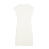 New Stretch Slim Sleeveless Knitted Short Dress 5039644-Outfit