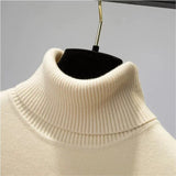 Winter Sweater Women Elegant Thicken Velvet Lined Warm Sueter Knitted Pullover Slim Tops Jersey Knitwear Jumper