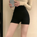 Fongt Knitted Safety Pants Women 2023 Spring And Autumn New Inner Warm Abdominal Hips Without Trace Bottom