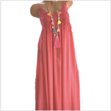 Fongt Hot Explosive Sexy Lace Sling Long Dress Seven Color Eight