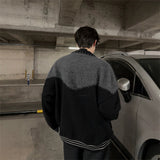 Fongt Stitched Knitted Jersey Jacket Oversize Winter 2025 New Trend Design For Couples Sweater
