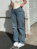 Mid Wash Classic Boyfriend Jeans-Outfit