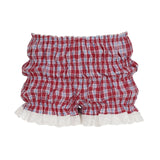 Fongt Style Sexy Lace Spliced Bow Multi-Layer Cake Shorts Girl Sense Simple Flower Bud Hot Pants