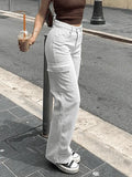 Straight Leg Y2K Cargo Pants-Outfit