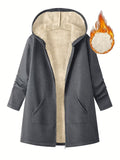 Fongt And Long-Term Hooded Jacket In Autumn And Winter 2025
