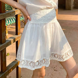New French Shirt Women's Holiday Style Short-Sleeved Top + Short Skirt Set Women's Thin Shenzhen Oil