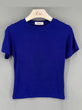 Summer Basic Sheath Women Solid O Neck Tshirt Autumn Stretch Casual Undershirt Female All-match Street Activity Crop Tops-Outfit
