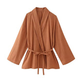 New Spring Style Kimono Coat 5427734 Trousers 4391423-Outfit