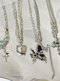 Star Cross Butterfly Heart Vintage Set