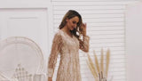 Popular Style Women's Wear Spring And Summer New Long-Sleeved Sequins Tassel Lady Chief-Outfit
