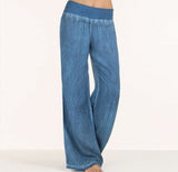 Large Casual Thin Wide Leg Trousers