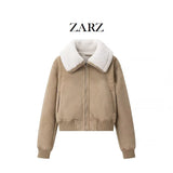 Fongt Homemade New Women's Fashionable Ocean Fur Jacket