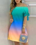 Independent Station Fashionable And Sexy Women's Printed Dress Spot-Outfit