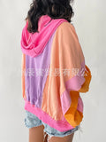 New Ins Ladies Autumn Coat · Fresh Cotton Hoodie Color Hooded Oversized Jacket-Outfit