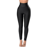 Cropped Autumn Stretch Animal Print Tight