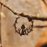 Boho Mushroom Earring-Outfit