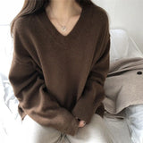 Dark Academia Oversized Sweater-Outfit