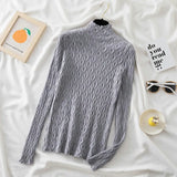Turtleneck Women Sweaters Autumn Winter 2021 New Warm Pullover Slim Tops Knitted Sweater Jumper Soft Pull Female