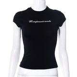 Compassionate Short-Sleeve Black Tee-Outfit