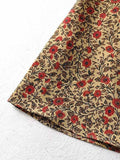 Vintage Floral Slip Mini Dress-Outfit