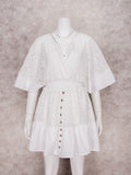 Ruffles Long Sleeves Mini