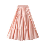 Fongt Dress 2025 New Women's Summer High-Waisted A-Character Half-Dress High-Sense Temperament Is Thin And Herobella Skirt 8931