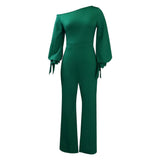 Off-shoulder Casual High Waist Wide Plus