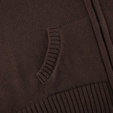 Slim Zipper Casual Hooded Sweater-Outfit