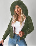Fongt 2025 Casual Jacket With Thick Hairy Bribute Jacket