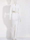 Small Fragrant Three-Dimensional Flowers Two Sets 2025 New Square Collar Short Top + High-Waisted Hip Dress Suit