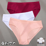 Panties Jacquard Design Pattern Women Panties Underwear Sexy Female Lingerie Briefs Solid Color Intimate Pantys for