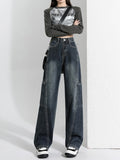 Fongt New 2024 Fall Show Thin High Street Mop Pants-Outfit